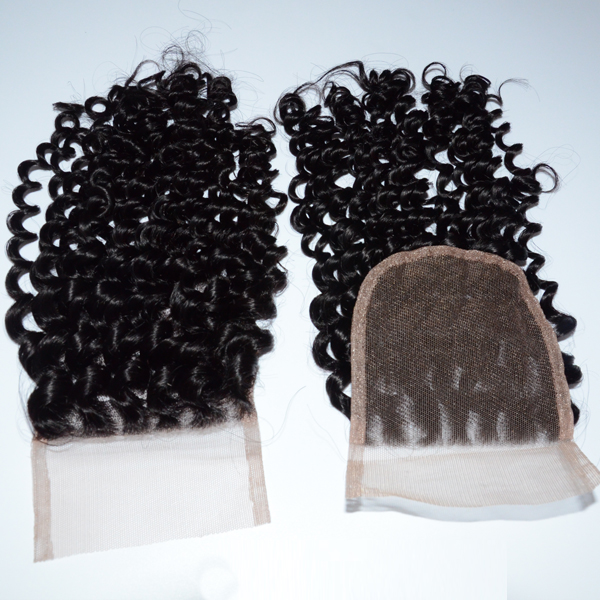 Wholesale kinky curl ear to ear lace frontal 360 closure,virgin closure and frontal,cheap virgin human hair closure HN244